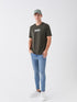 LC Waikiki Crew Neck Short Sleeve Printed Combed Cotton Men's T-shirt